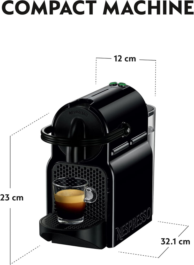 NESPRESSO Inissia Black Coffee Machine UAE