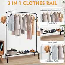 Load image into Gallery viewer, Multipurpose Clothing Garment Rack with Shelves and Storage