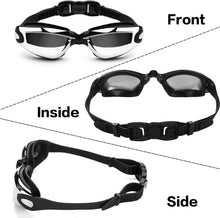 Load image into Gallery viewer, Swim Goggles Anti Fog UV Resistant Wide Clear Vision