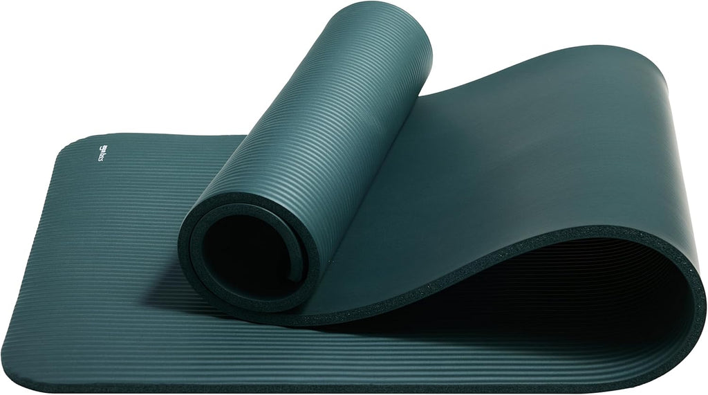 Amazon Basics Extra Thick Exercise Yoga Mat with Strap