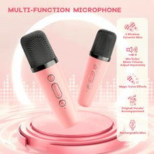 Load image into Gallery viewer, Mini Karaoke Machine for Kids Adults Portable Bluetooth Speaker
