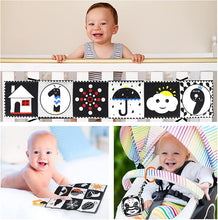 Load image into Gallery viewer, KUANGO High Contrast Baby Toys Newborn to Months Montessori Soft Book