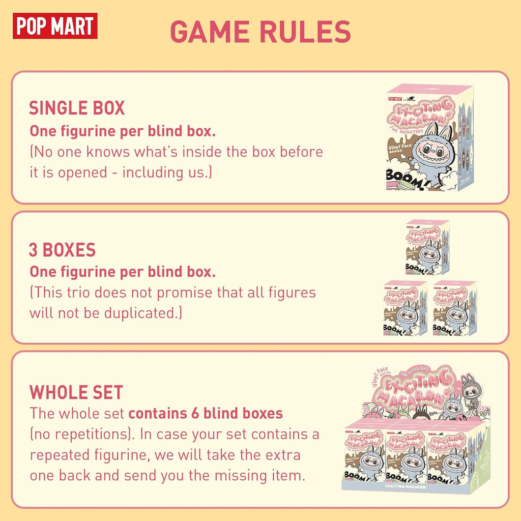 POP MART The Monsters Vinyl Face Blind Box Figures