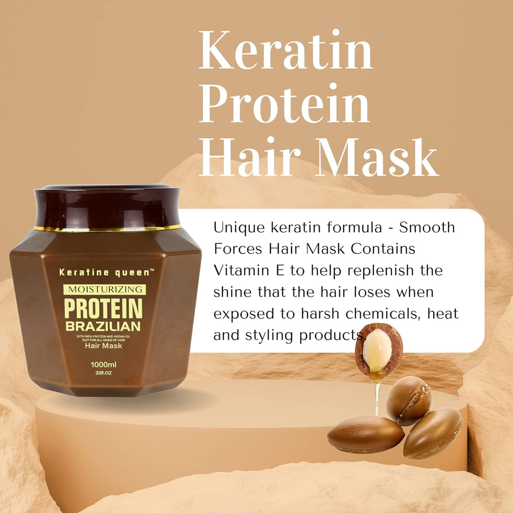 New Woman Keratin Queen Moisturizing Hair Growth Protein Mask