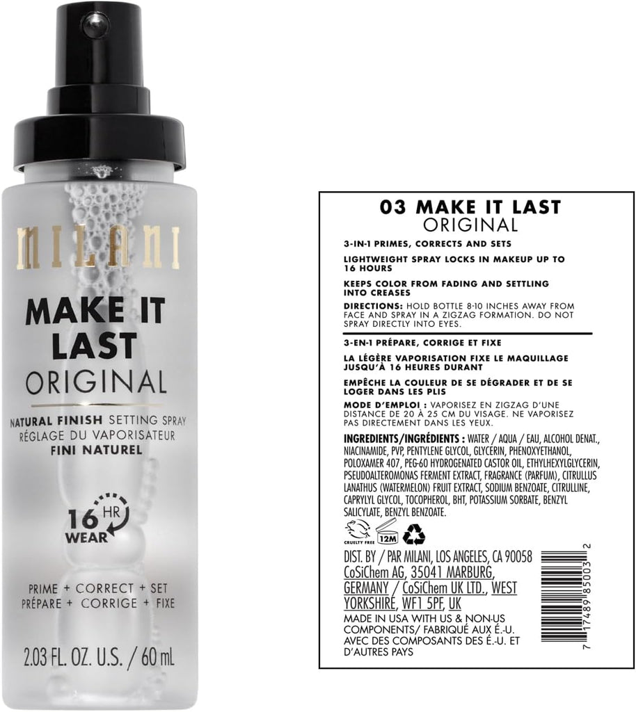 Milani Make It Last Setting Spray Natural