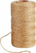 Load image into Gallery viewer, Natural Jute Twine Garden String Brown Twine for Decoration