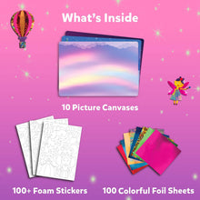 Load image into Gallery viewer, Skillmatics Foil Fun Unicorns Princesses Art Kits