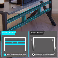 Load image into Gallery viewer, Ergonomic Large Gaming Desk Computer L Shaped Table
