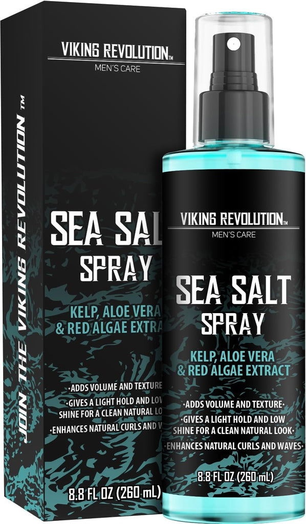 Viking Revolution Sea Salt Spray for Hair Men with Kelp Aloe Vera