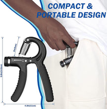Load image into Gallery viewer, Grip Strength Trainer Hand Exerciser Forearm Strengthener