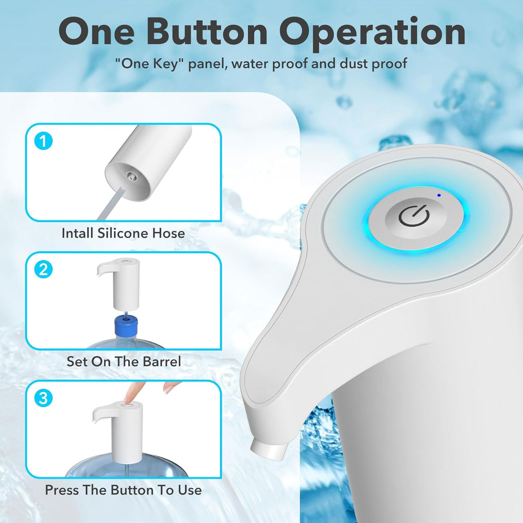 Electric Water Bottle Pump Dispenser Universal