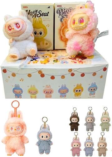 Random Blind Box Luububu Doll Keychain Fashion School