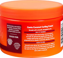 Load image into Gallery viewer, Cantu Shea Butter Coconut Curling Cream