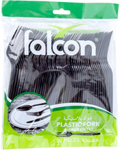 Load image into Gallery viewer, EZUK Plastic Black Fork HEAVY DUTY 50 Pieces