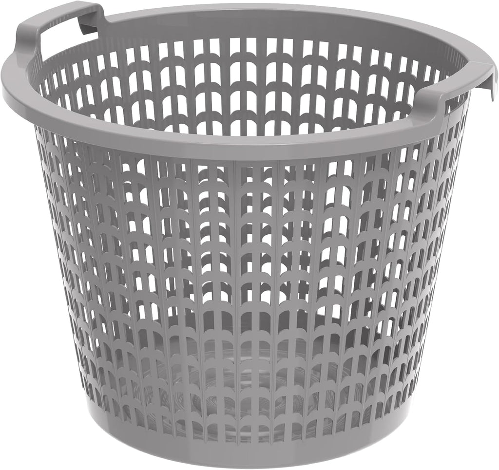 Cosmoplast Wide Laundry Basket Grey