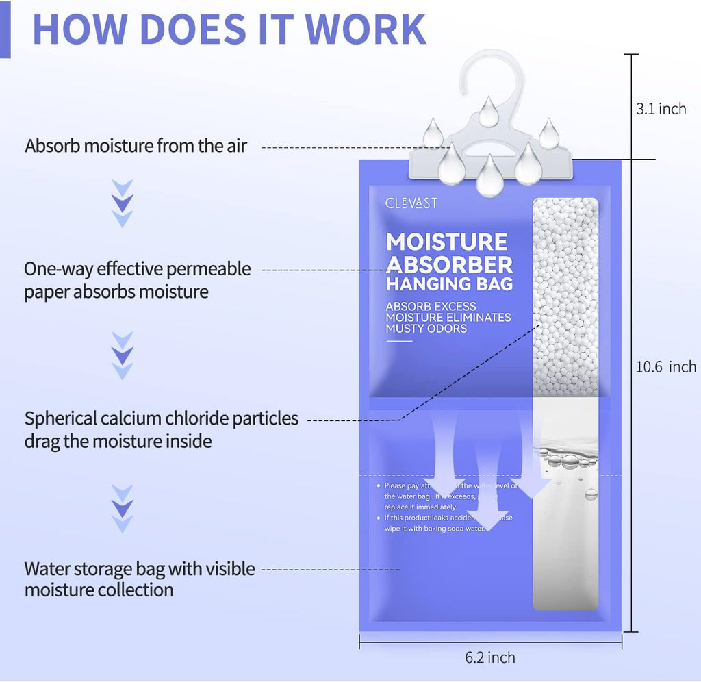 Moisture Absorbers Packets Dehumidifier Bags Closet