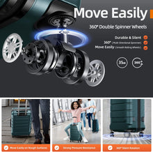 Load image into Gallery viewer, SHOWKOO Luggage Sets Expandable Hard Shell Suitcase