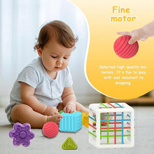 Load image into Gallery viewer, Montessori Toys for 1 Year Old Baby Sorter Cube