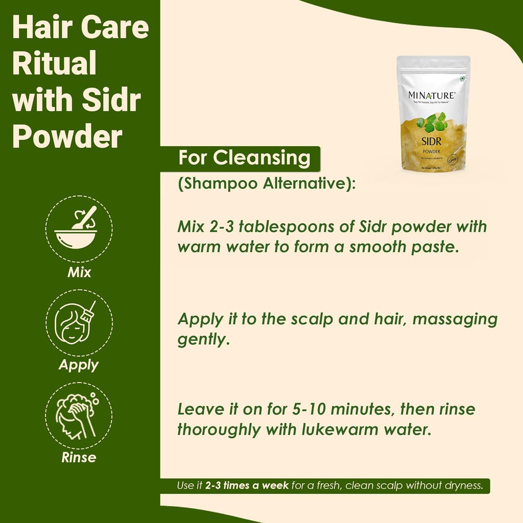 Natural Sidr Powder for Hair Conditioner