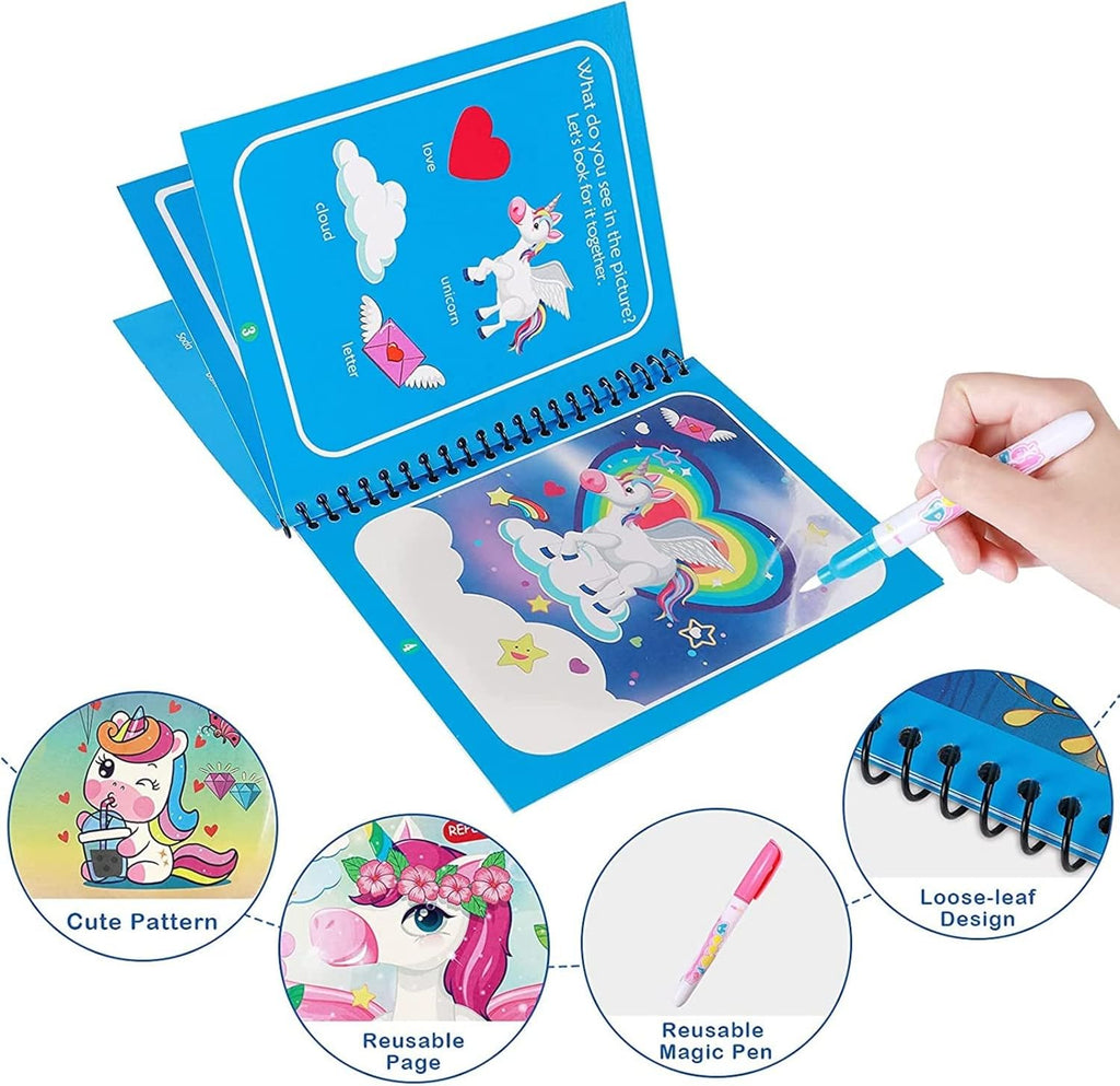 Mumoo Bear Magic Water Colouring Book for Kids