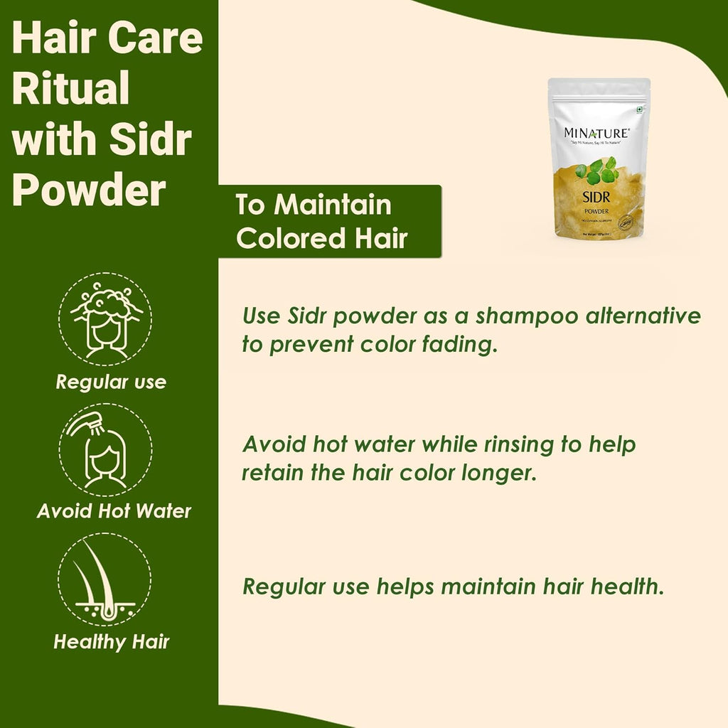 Natural Sidr Powder for Hair Conditioner
