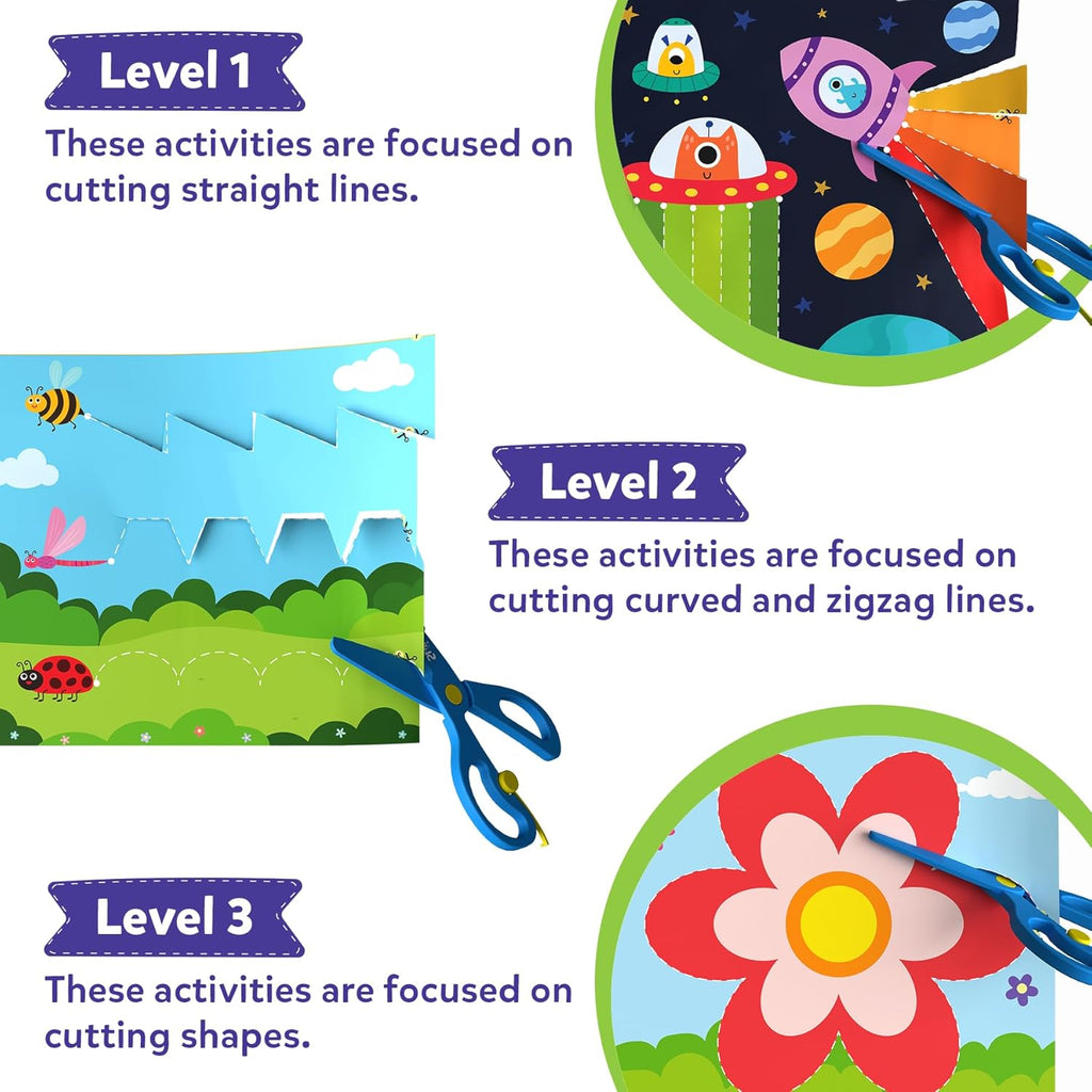Skillmatics Scissor Skills Activity Book for Preschoolers