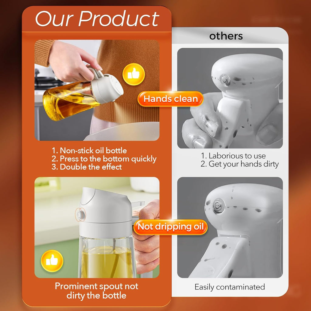 YARRAMATE Oil Sprayer Cooking Olive Oil Dispenser