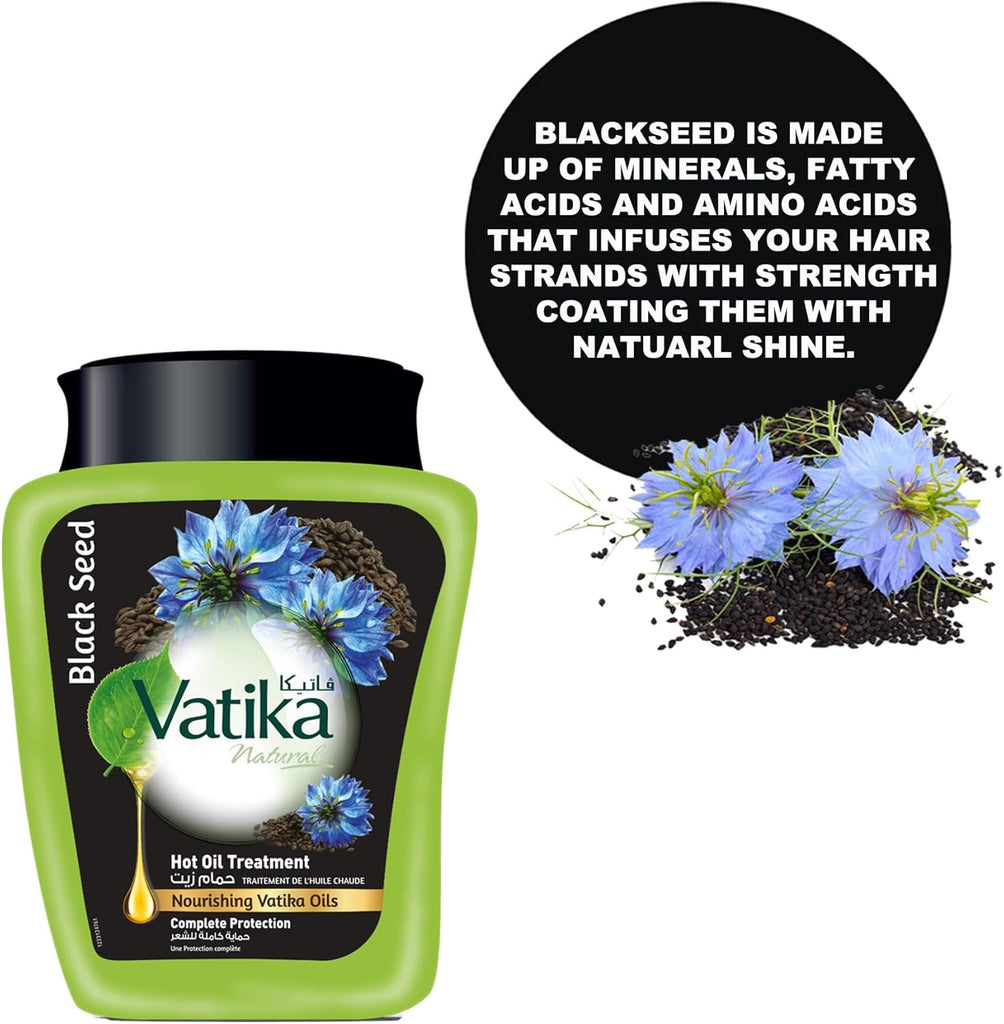 Vatika Naturals Hammam Zaith Blackseed Hot Oil Treatment