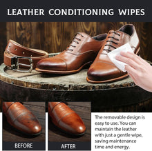 Load image into Gallery viewer, Leather Cleaning Wipes for Car Upholstery Synthetic Leather