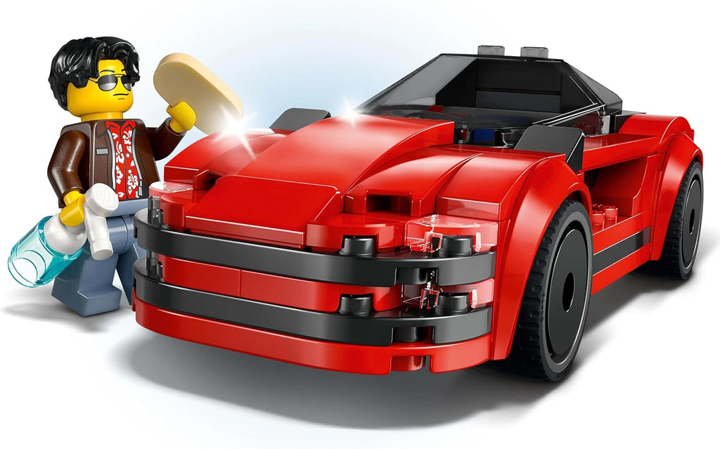 LEGO City Red Sports Car Toy for Kids Ages 5 and Up