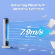 Load image into Gallery viewer, LEVOIT Silent Tower Fan with Remote Control and Modes