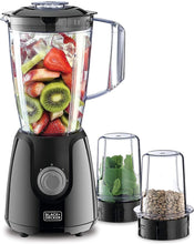 Load image into Gallery viewer, Black Decker Blender Grinder Mills 400W 1.5L Stainless Steel Blades