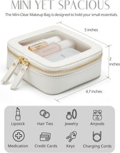 Load image into Gallery viewer, Cosmetic Bag for Purse Mini Makeup Bag Clear Make Up Pouch