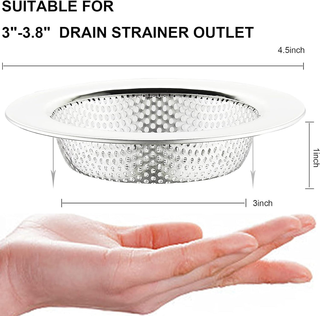 LASSHSWA Kitchen Sink Strainer Stainless Steel Sink