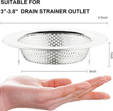 Load image into Gallery viewer, LASSHSWA Kitchen Sink Strainer Stainless Steel Sink