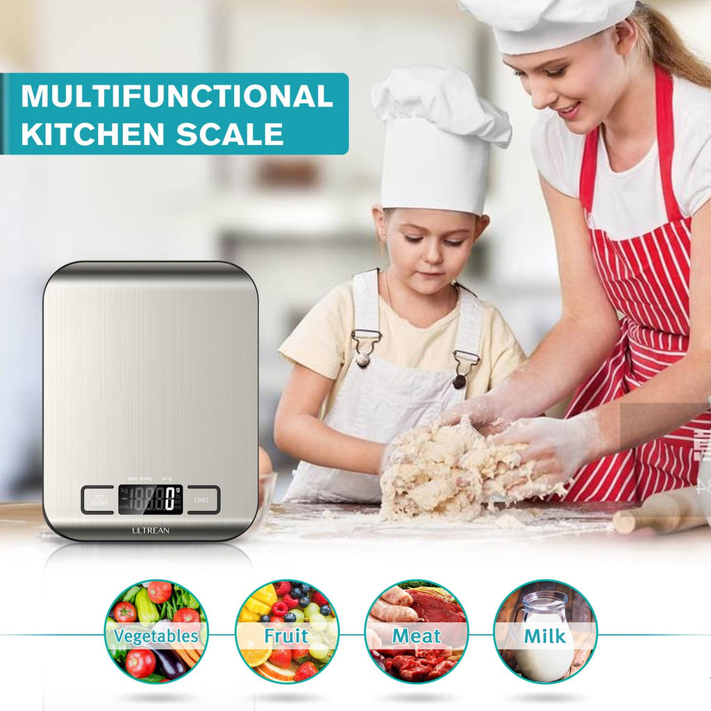 Digital Food Scale High Precision Kitchen Scale Measures Grams Ounces