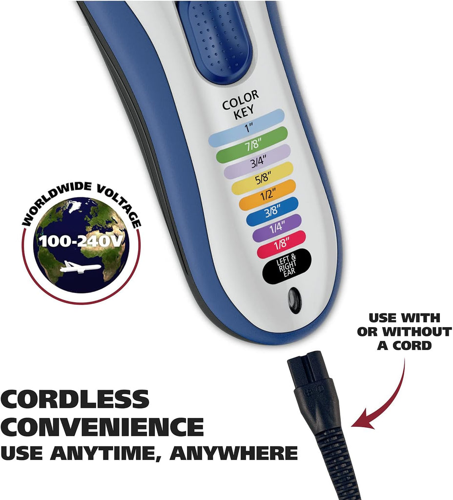 Wahl Color Pro Cordless Hair Clipper Trimmer