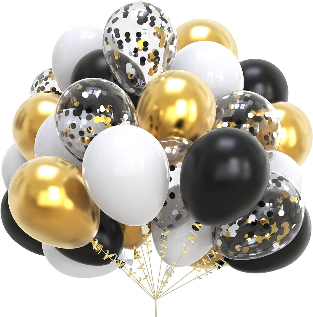Black Gold Balloon Kit Party Decoration Set
