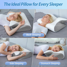 Load image into Gallery viewer, Memory Foam Cervical Pillow Ergonomic Contour Orthopedic Pillow