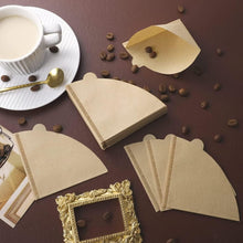 Load image into Gallery viewer, Coffee Filter Paper V60 Unbleached Disposable Filters