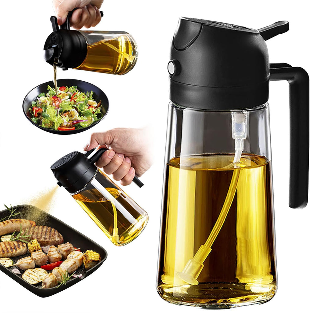 Olive Oil Dispenser Bottle for Kitchen Cooking