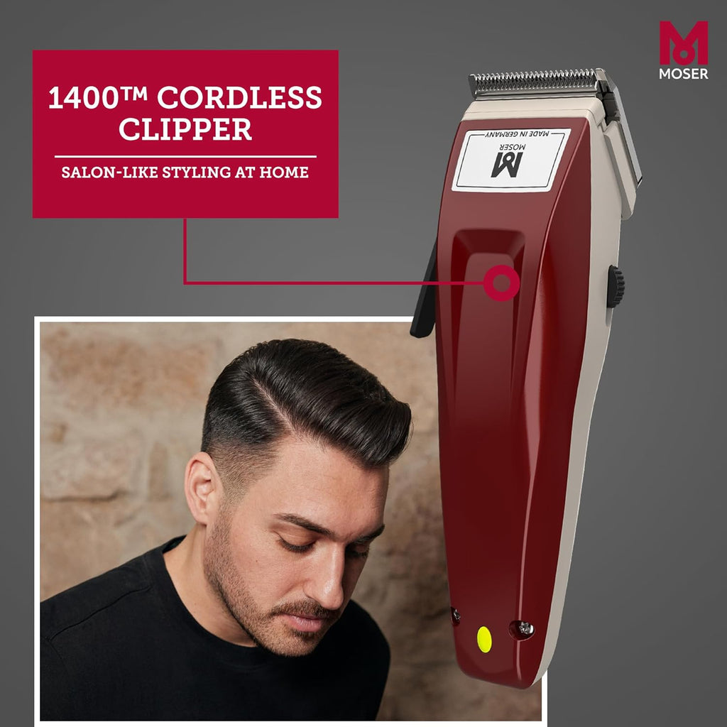 Moser Cordless Professional Hair Clipper for Men Made in Germany