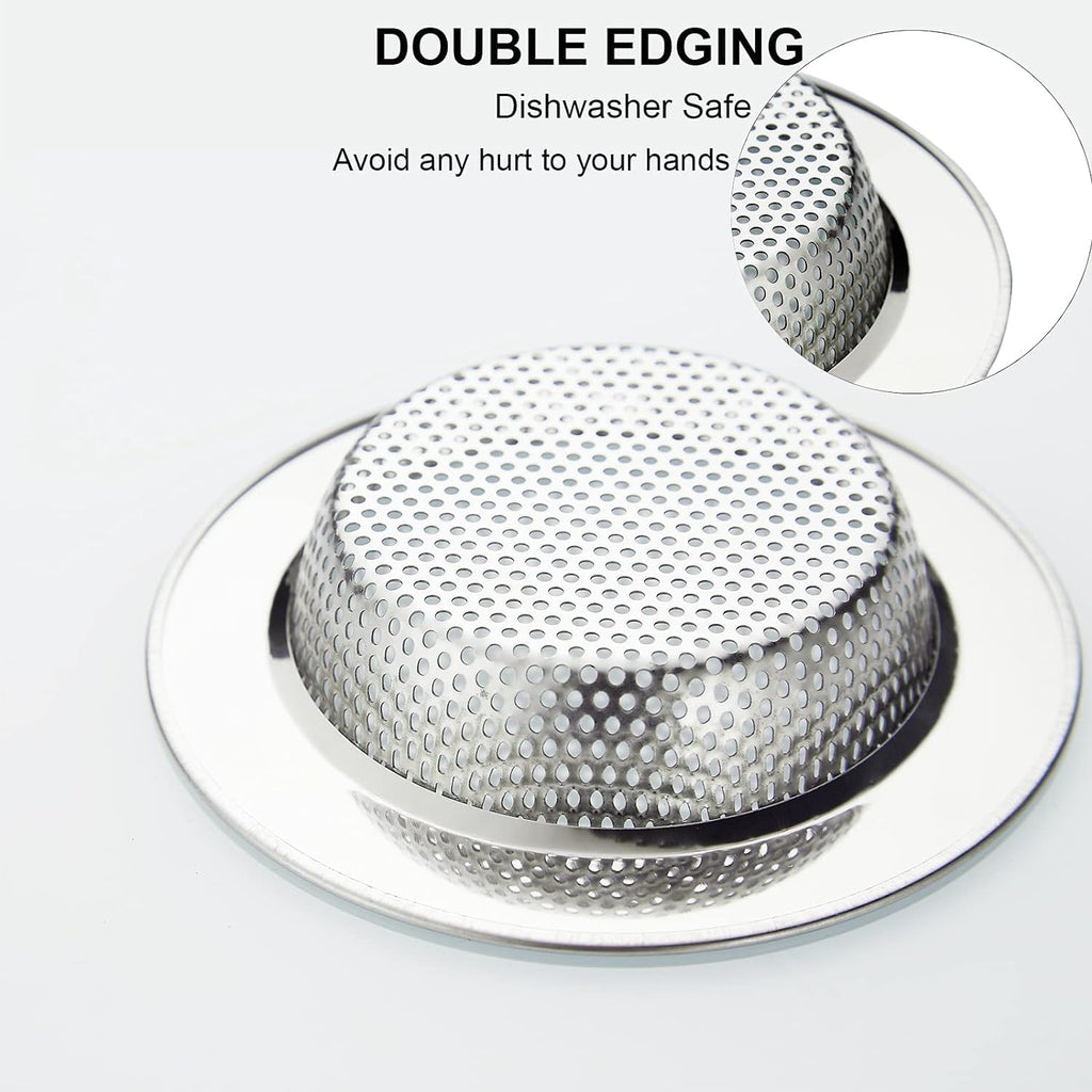 LASSHSWA Kitchen Sink Strainer Stainless Steel Sink