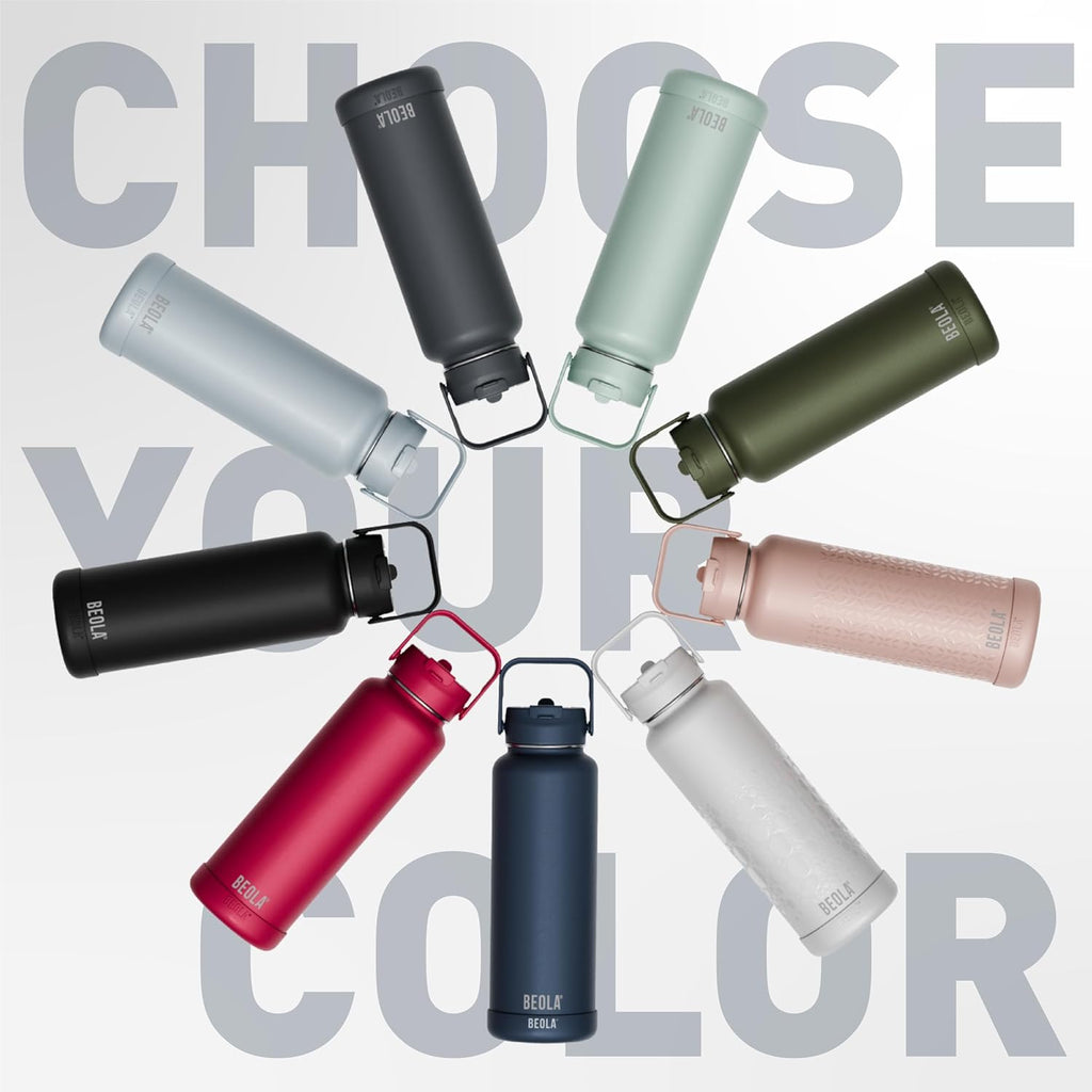 BEOLA Vacuum Insulated Water Bottle Thermolab Stainless Steel