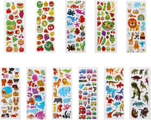 Load image into Gallery viewer, Mumoo Bear 3D Stickers for Kids Puffy Stickers Variety Sheets