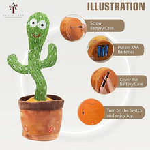 Load image into Gallery viewer, Avas Toys Dancing Cactus Talking Singing Toy