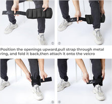 Load image into Gallery viewer, Adjustable Ankle Weights for Gym Fitness Walking Jogging