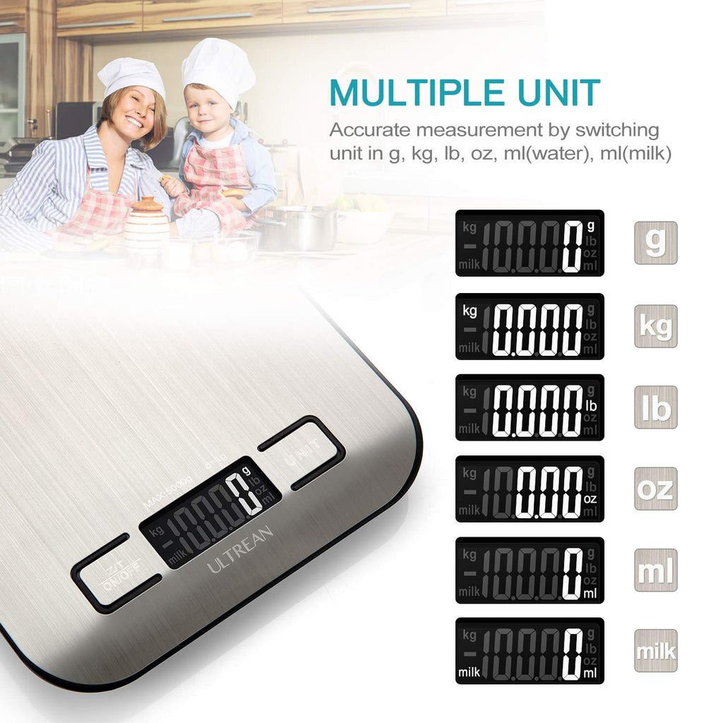 Digital Food Scale High Precision Kitchen Scale Measures Grams Ounces