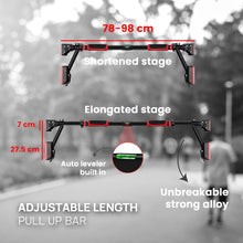 Load image into Gallery viewer, Pull Up Bar Strength Training Chin up Bar for Doorway Gym