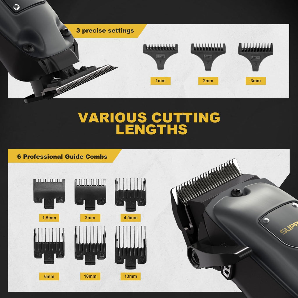 SUPRENT Hair Clippers for Men Professional Cordless